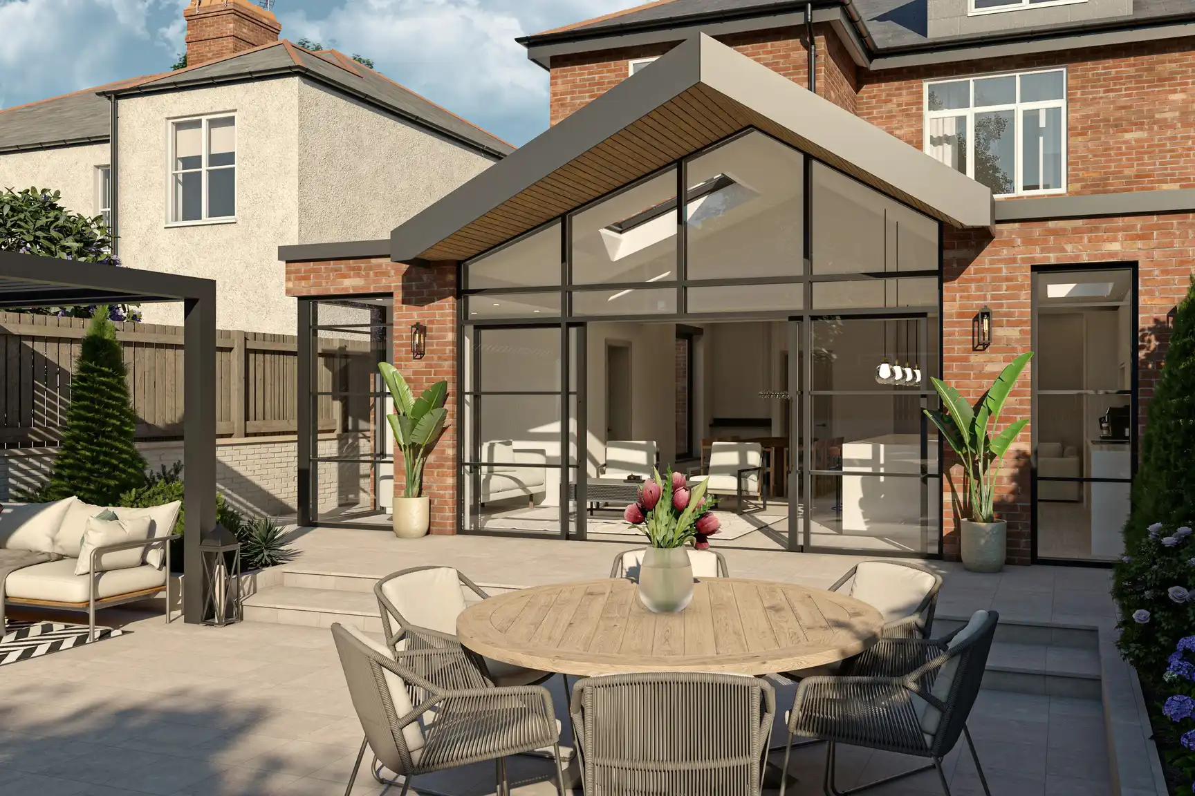 Whitley Bay Open Plan living and wrap around extension